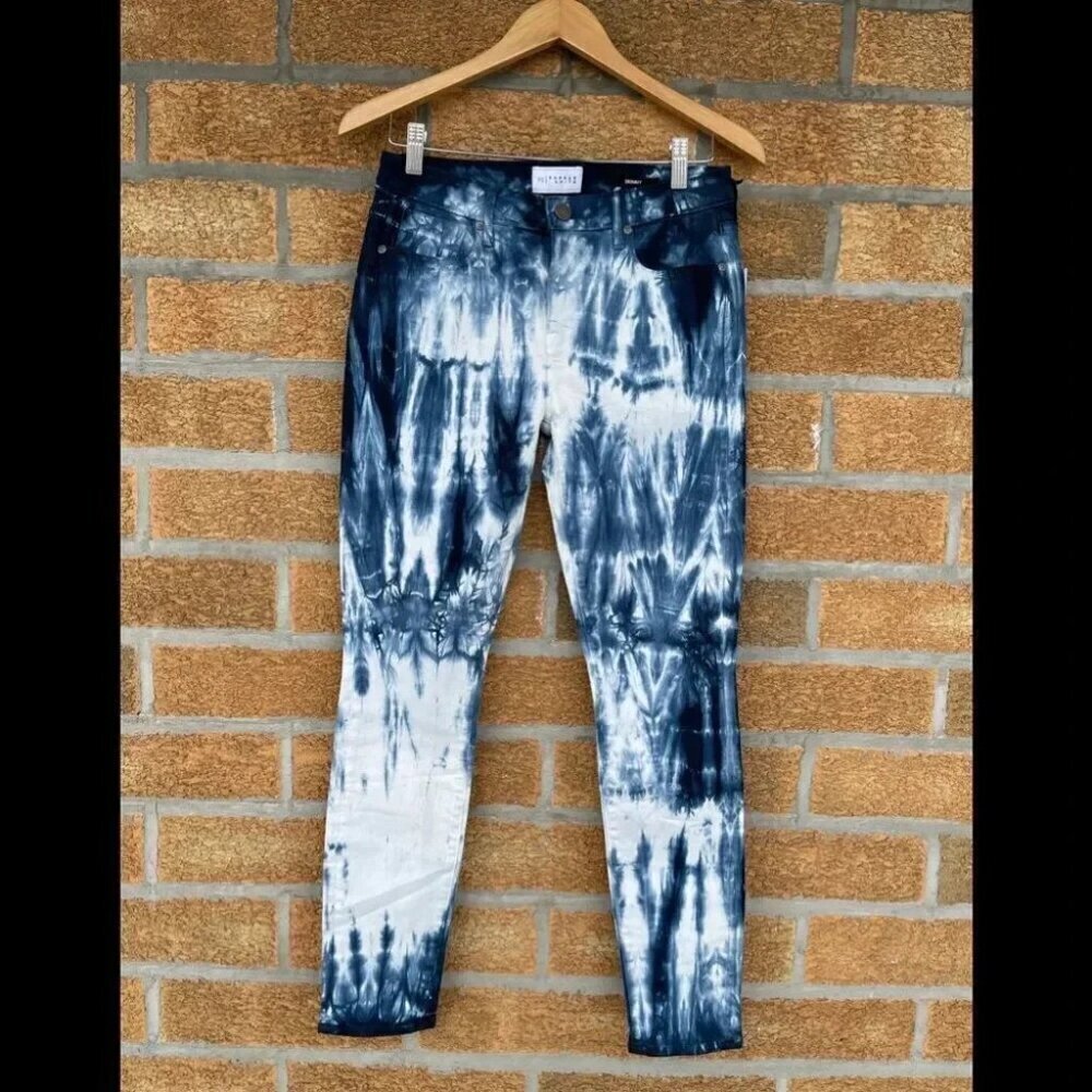 parker smith ava skinny jeans in marble sky size 27